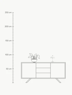 Louis Poulsen Mobile dimmbare LED-Tischlampe Panthella, H 24 cm