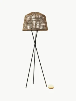 Westwing Mobile dimmbare Tripod LED-Stehlampe Amalfi mit Fernbedienung