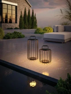 Sompex Mobile LED-Außentischlampe Bangkok, dimmbar