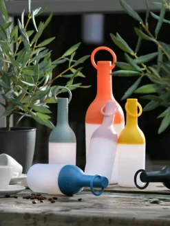 Sompex Mobile LED-Außentischlampen Elo, dimmbar, 2 Stück