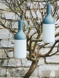 Sompex Mobile LED-Außentischlampen Elo, dimmbar, 2 Stück