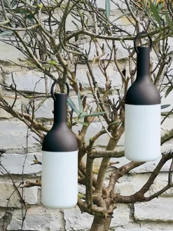 Sompex Mobile LED-Außentischlampen Elo, dimmbar, 2 Stück