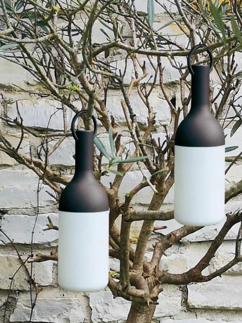 Sompex Mobile LED-Außentischlampen Elo, dimmbar, 2 Stück