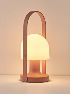 Marset Mobile LED-Tischlampe FollowMe mit verstellbarem Lampenschirm, dimmbar