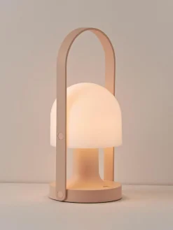 Marset Mobile LED-Tischlampe FollowMe mit verstellbarem Lampenschirm, dimmbar
