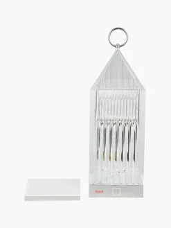 Kartell Mobile LED-Tischlampe Lantern mit Ladestation, dimmbar