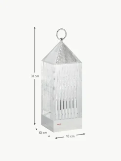 Kartell Mobile LED-Tischlampe Lantern mit Ladestation, dimmbar