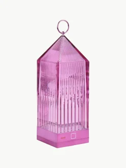 Kartell Mobile LED-Tischlampe Lantern mit Ladestation, dimmbar