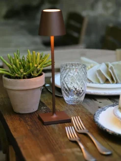 Zafferano Mobile LED-Tischlampe Poldina, dimmbar