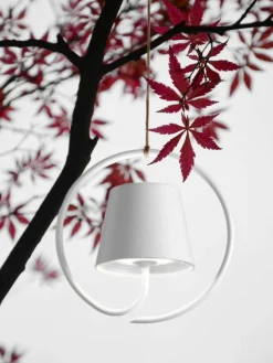 Zafferano Mobile Outdoor LED-Pendelleuchte Poldina, dimmbar