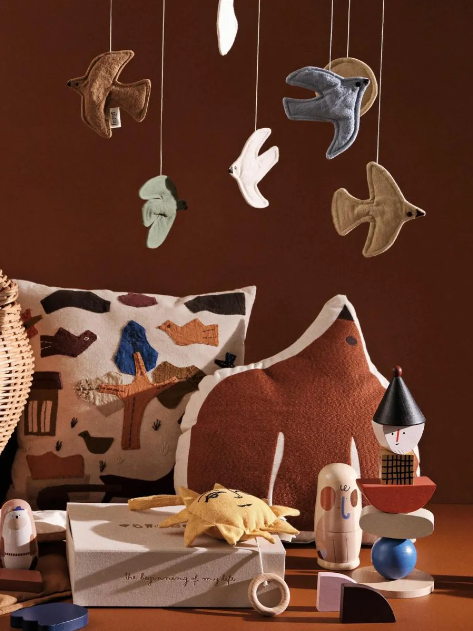 Kinder ferm LIVING Kids Mobile Swif Bird aus Bio-Baumwolle