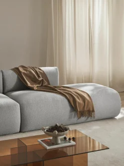 Westwing Collection Modulare Bouclé-Ottomane Sofia