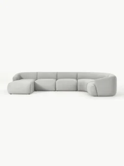 Westwing Collection Modulare Bouclé-Wohnlandschaft Sofia