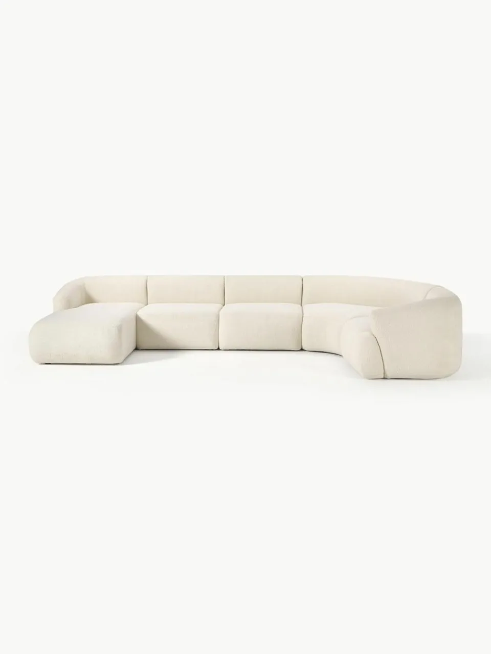 Westwing Collection Modulare Teddy-Wohnlandschaft Sofia