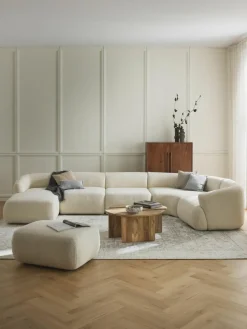 Westwing Collection Modulare Teddy-Wohnlandschaft Sofia