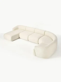 Westwing Collection Modulare Teddy-Wohnlandschaft Sofia