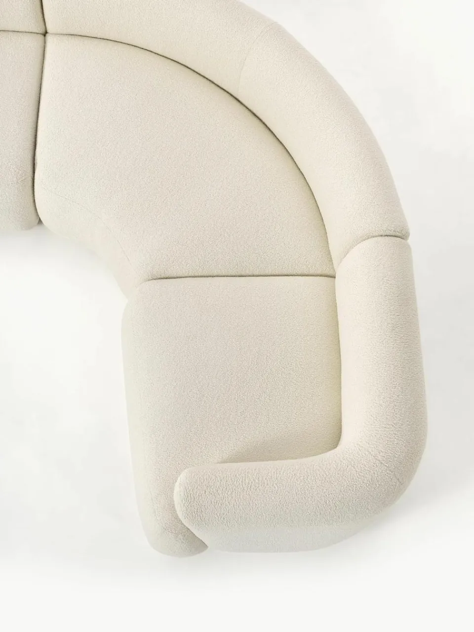 Westwing Collection Modulare Teddy-Wohnlandschaft Sofia