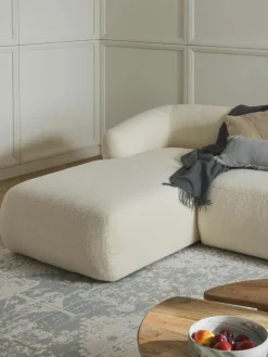 Westwing Collection Modulare Teddy-Wohnlandschaft Sofia
