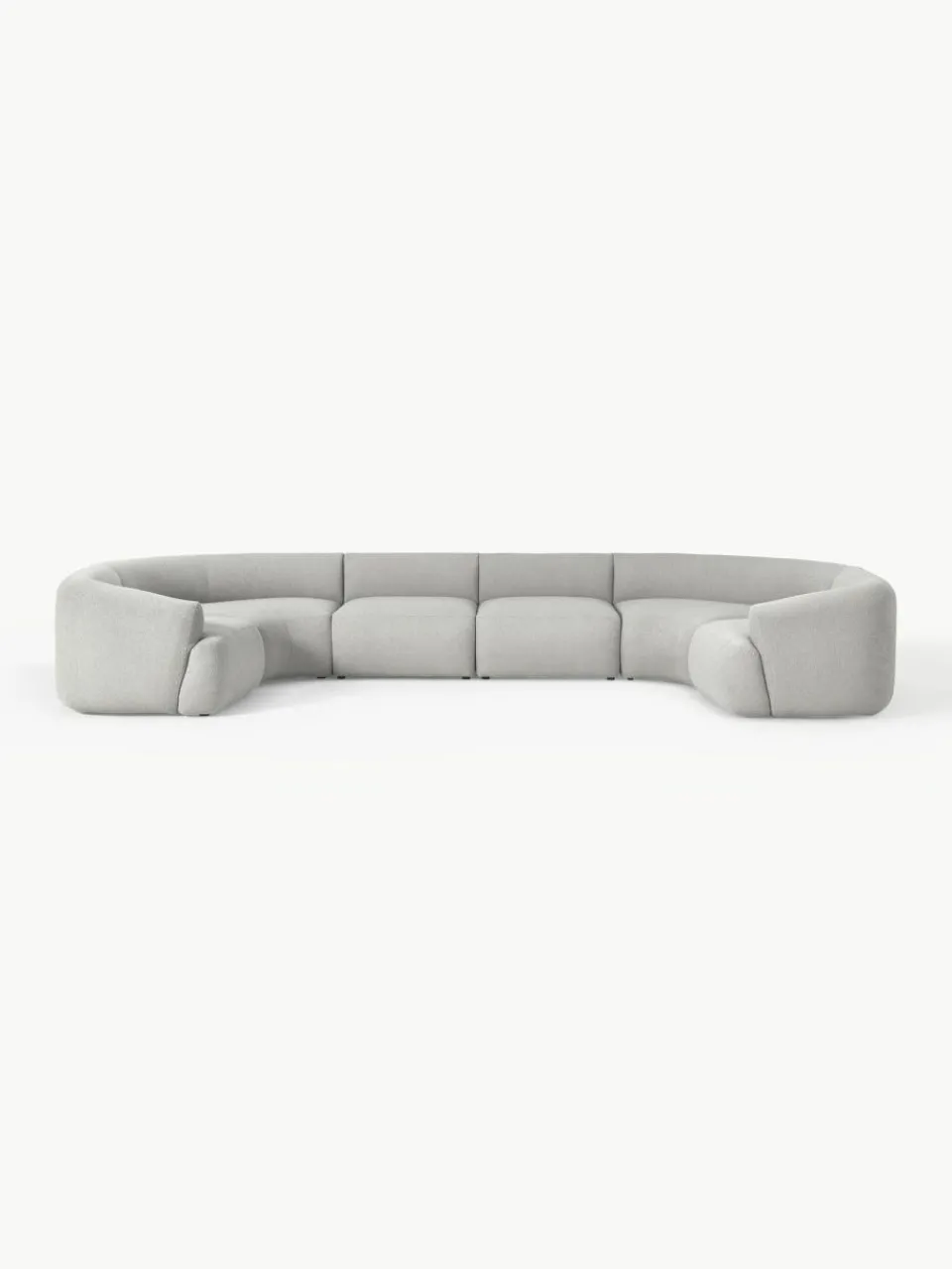 Westwing Collection Modulare XL Bouclé-Wohnlandschaft Sofia