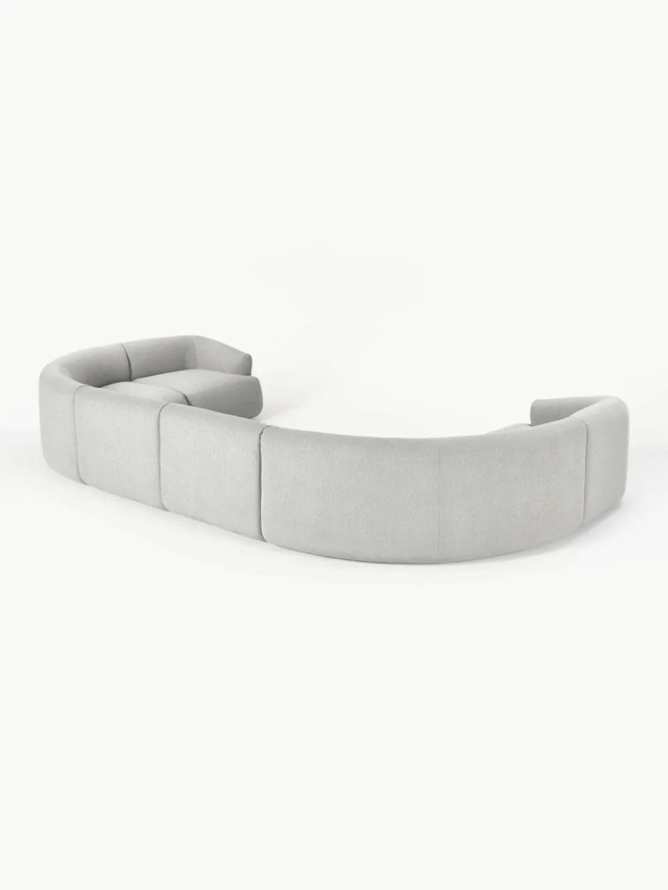 Westwing Collection Modulare XL Bouclé-Wohnlandschaft Sofia