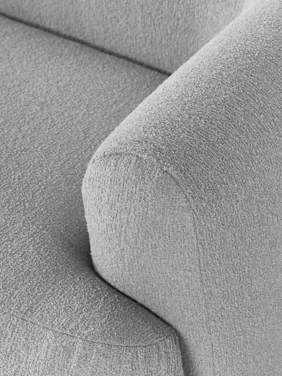 Westwing Collection Modulare XL Bouclé-Wohnlandschaft Sofia