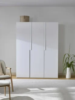 Westwing Collection Modularer Drehtürenschrank Leon, 150 cm Breite, mehrere Varianten