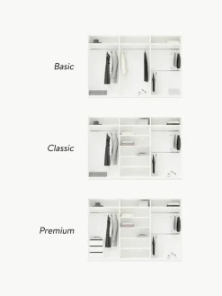 Westwing Collection Modularer Drehtürenschrank Leon, 300 cm Breite, mehrere Varianten