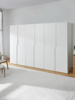 Westwing Collection Modularer Drehtürenschrank Leon, 300 cm Breite, mehrere Varianten