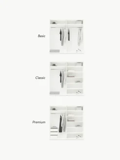 Westwing Collection Modularer Drehtürenschrank Charlotte, 200 cm Breite, mehrere Varianten