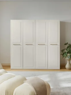 Westwing Collection Modularer Drehtürenschrank Charlotte, 200 cm Breite, mehrere Varianten