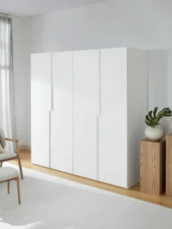Westwing Collection Modularer Drehtürenschrank Leon, 200 cm Breite, mehrere Varianten