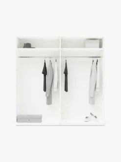 Westwing Collection Modularer Drehtürenschrank Leon, 200 cm Breite, mehrere Varianten