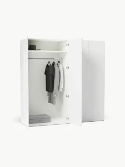 Westwing Collection Modularer Drehtürenschrank Leon, 200 cm Breite, mehrere Varianten