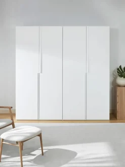 Westwing Collection Modularer Drehtürenschrank Leon, 200 cm Breite, mehrere Varianten