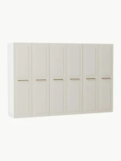Westwing Collection Modularer Drehtürenschrank Charlotte, 300 cm Breite, mehrere Varianten