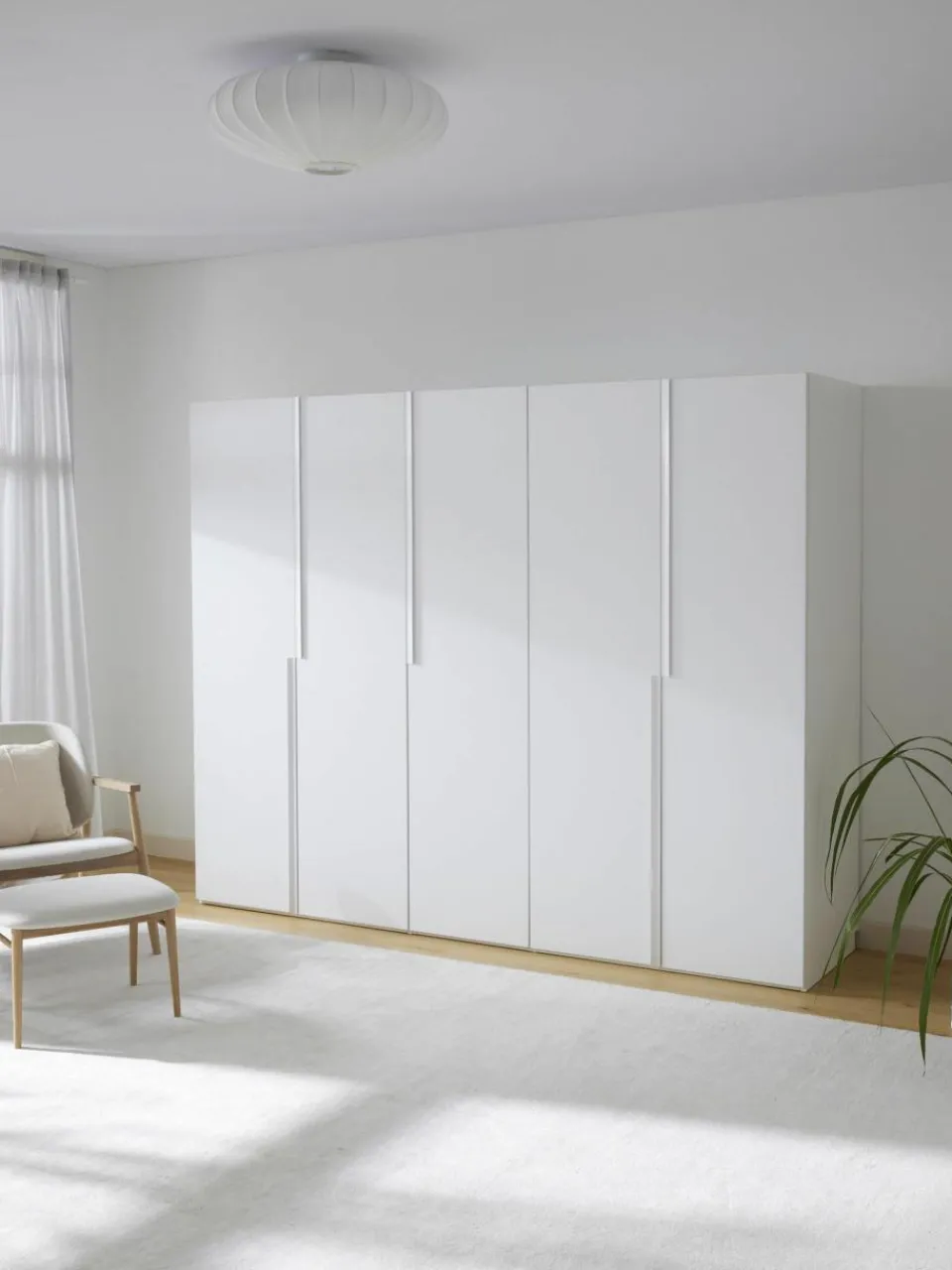 Westwing Collection Modularer Drehtürenschrank Leon, 250 cm Breite, mehrere Varianten