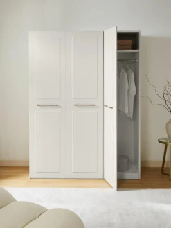 Westwing Collection Modularer Drehtürenschrank Charlotte, 50 cm Breite, mehrere Varianten