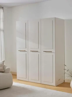 Westwing Collection Modularer Drehtürenschrank Charlotte, 150 cm Breite, mehrere Varianten
