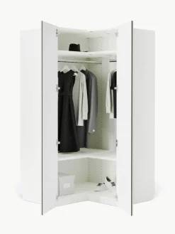 Westwing Collection Modularer Eck-Kleiderschrank Charlotte, 115 cm Breite