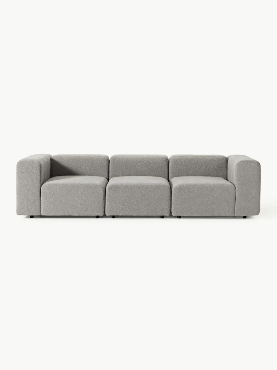 Westwing Collection Modulares Bouclé-Sofa Lena (4-Sitzer)