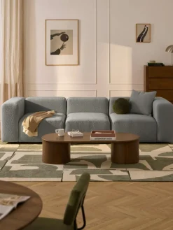 Westwing Collection Modulares Bouclé-Sofa Lena (4-Sitzer)