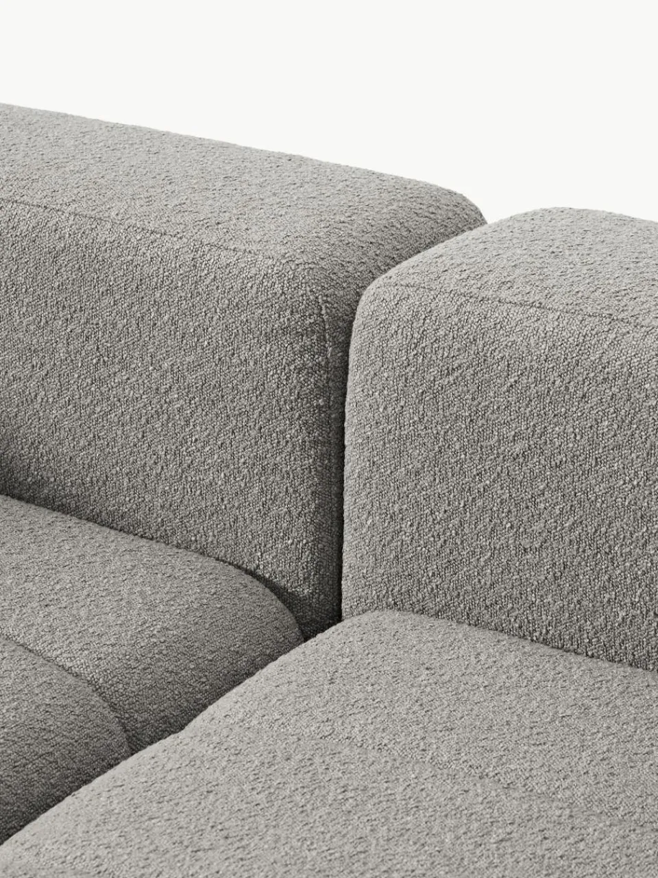 Westwing Collection Modulares Bouclé-Sofa Lena (4-Sitzer)
