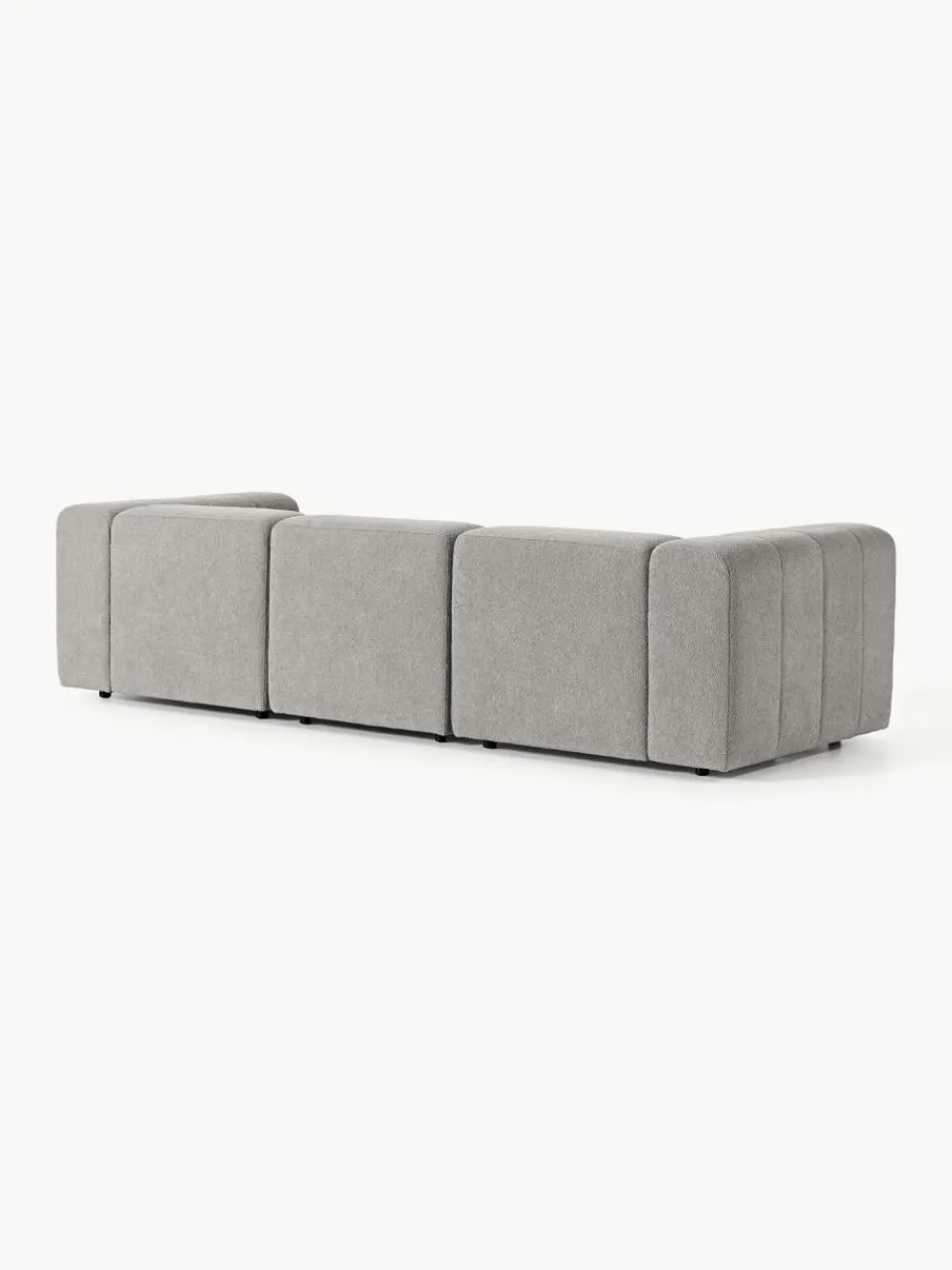 Westwing Collection Modulares Bouclé-Sofa Lena (4-Sitzer)