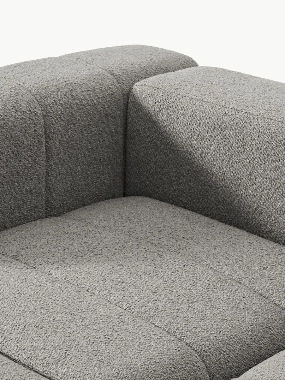 Westwing Collection Modulares Bouclé-Sofa Lena (4-Sitzer)