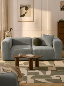 Westwing Collection Modulares Bouclé-Sofa Lena (3-Sitzer)