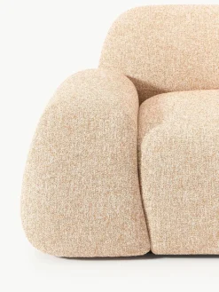 Westwing Collection Modulares Ecksofa Wolke (4-Sitzer) aus Bouclé