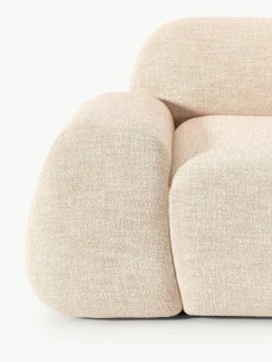 Westwing Collection Modulares Ecksofa Wolke (4-Sitzer) aus Bouclé