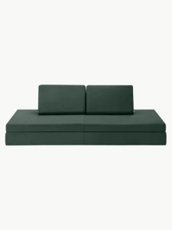 Kinder Funzy Modulares Kinder-Spielsofa Mila aus Samt, handgefertigt