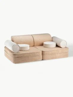 Kinder Wigiwama Modulares Kinder-Spielsofa Sugar aus Cord