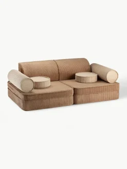 Kinder Wigiwama Modulares Kinder-Spielsofa Sugar aus Cord